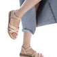 Xti - Women's Low Wedge Sandals