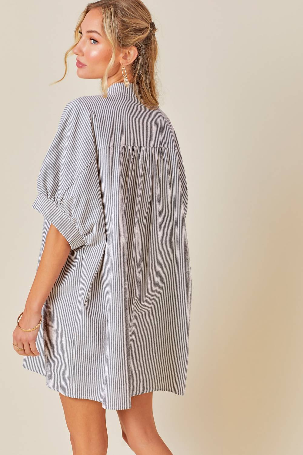Day + Moon - Oversized Striped Dress