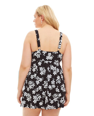 Sempre para mim - Vestido de banho Moonflower Plus Size