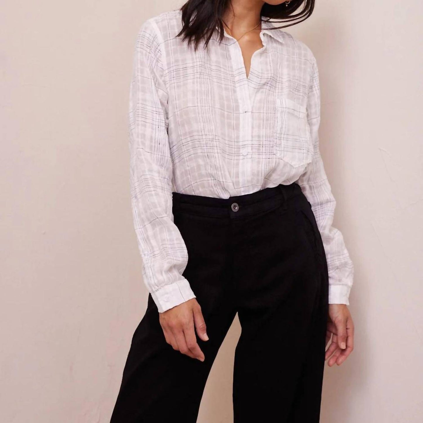 Bella Dahl - POCKET BUTTON DOWN LINEN SHIRT