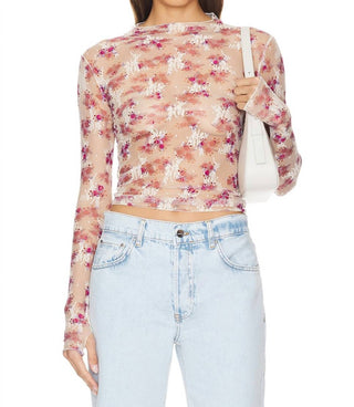 Free People - Blusa Lady Lux estampada em camadas