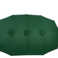 14.8 Ft Double Sided Outdoor Umbrella Rectangular Large with Crank (Dark Green)