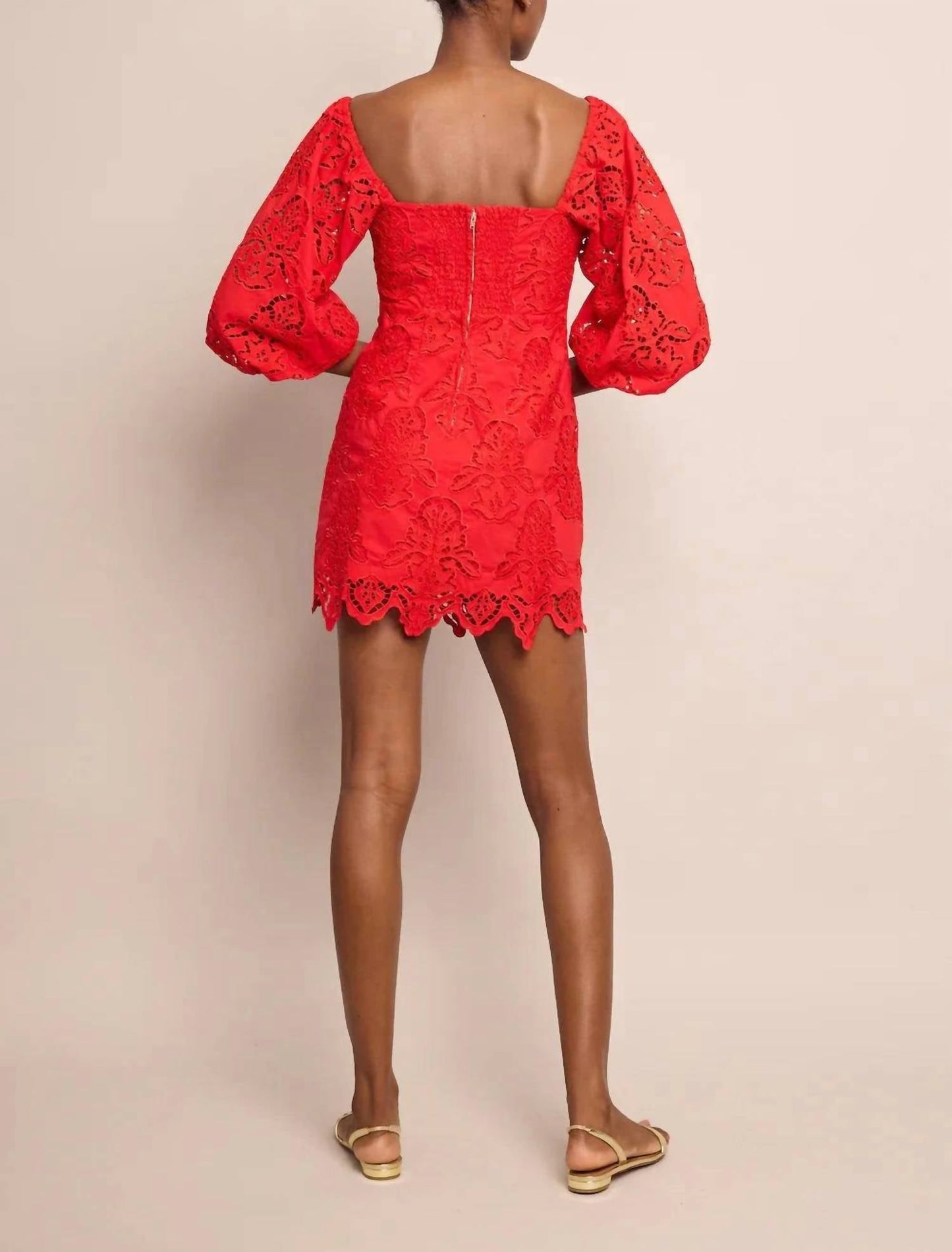 Cara Cara - Montauk Embroidered Eyelet Mini Dress