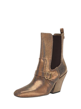 Sam Edelman - Bota feminina estilo Western com fivela Suzette