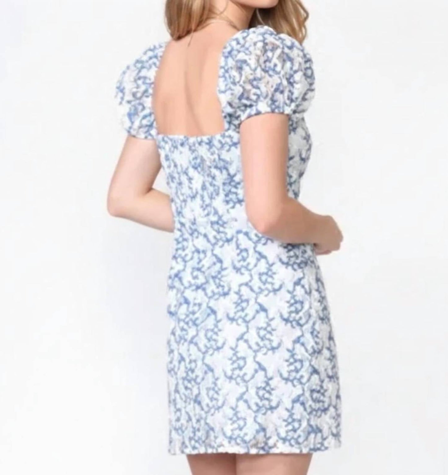Adelyn Rae - Gretta Lace Mini Dress