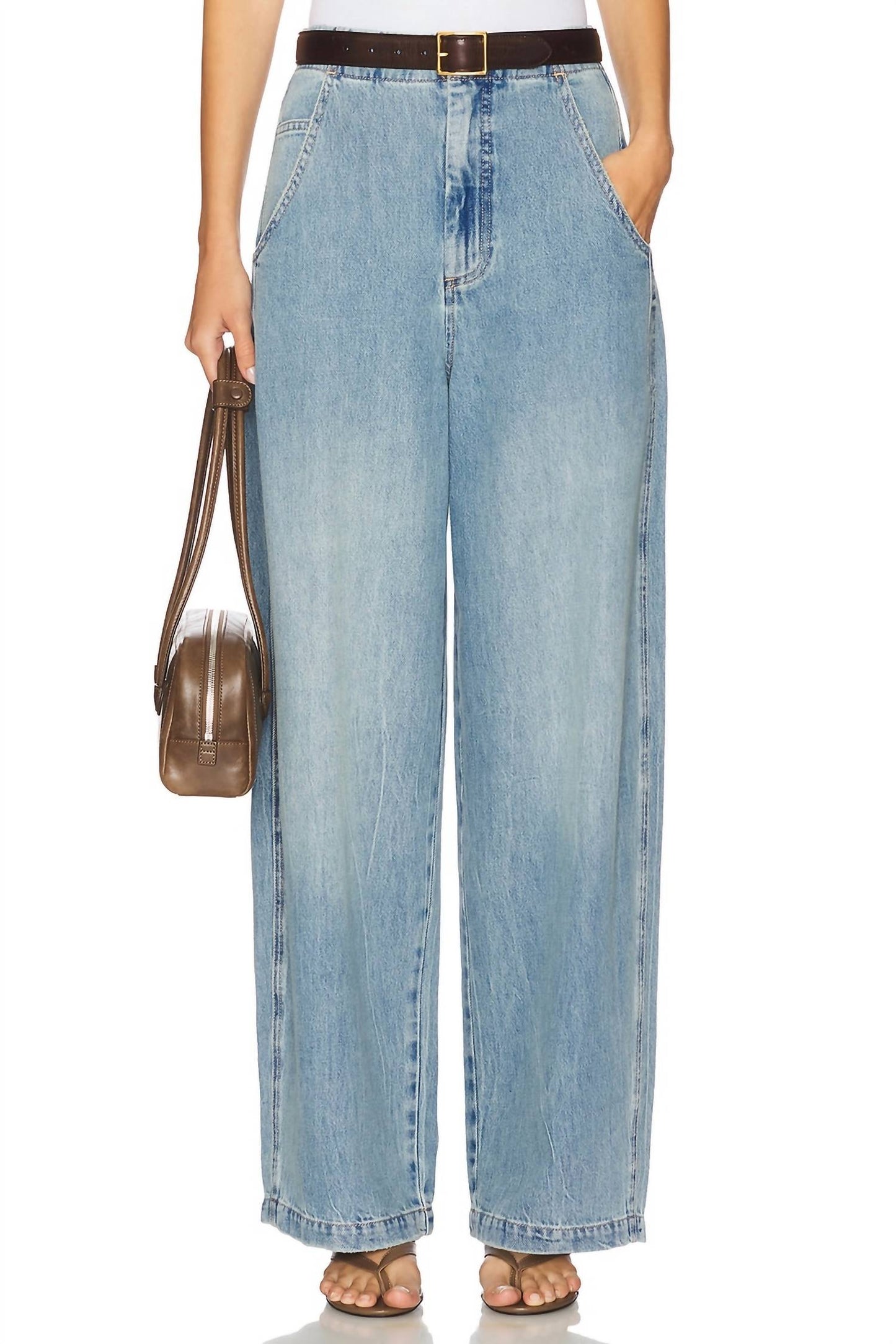 Pistola - Calça jeans Lottie de cintura alta e perna arqueada