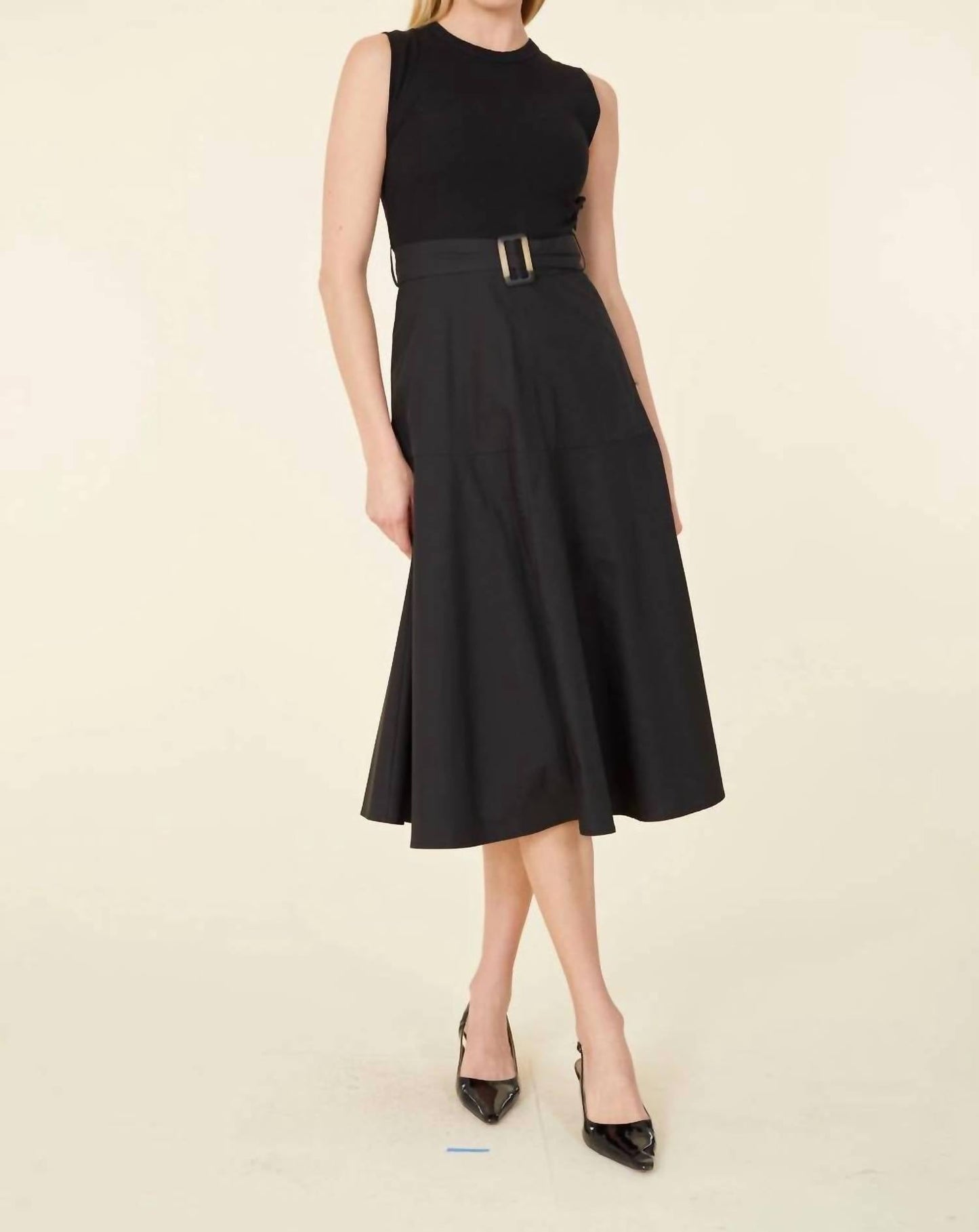 Dolce Cabo - Ribbed Knit Sleeveless Midi Dress - Plus