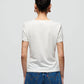 Nation Ltd - Alina Center Front Seamed Tee