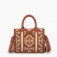 Montana West - Women's Wrangler Southwest Crossbody Tote