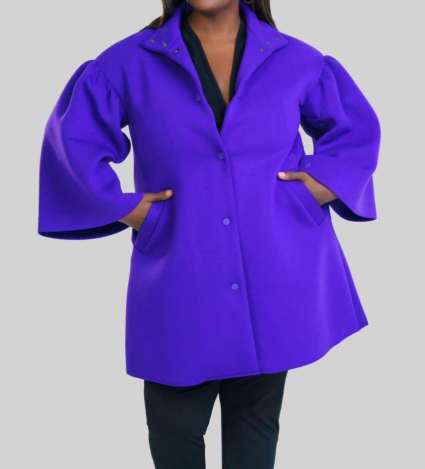 Psophia - BELL SLEEVE LADY COAT