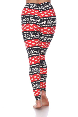 White Mark - Printed Leggings