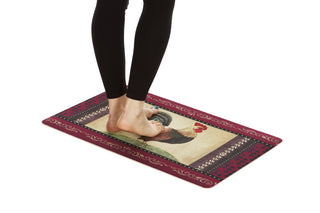 2-Pack Premium Comfort Kitchen Mats (Vintage Rooster)