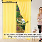 Pacote com 4 unidades da J&amp;V TEXTILES: Painéis de cortina transparentes sólidos