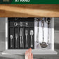 Basic Silverware Drawer Organizer, Black