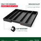 Utensil Drawer Organizer, Black (5 Slots)