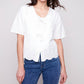 Charlie B - Eyelet Embroidery Blouse