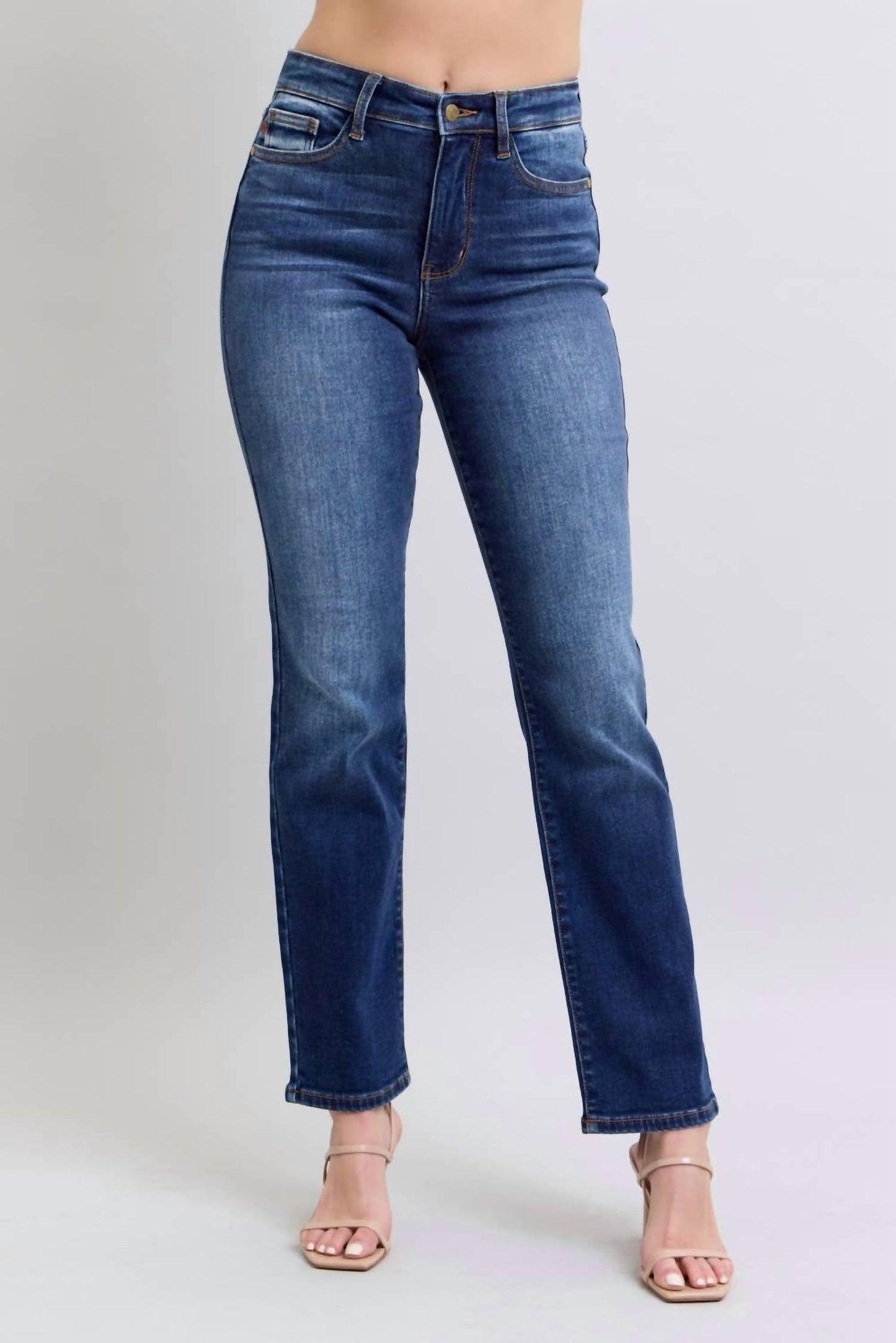 Judy Blue - Thermal Straight Jeans