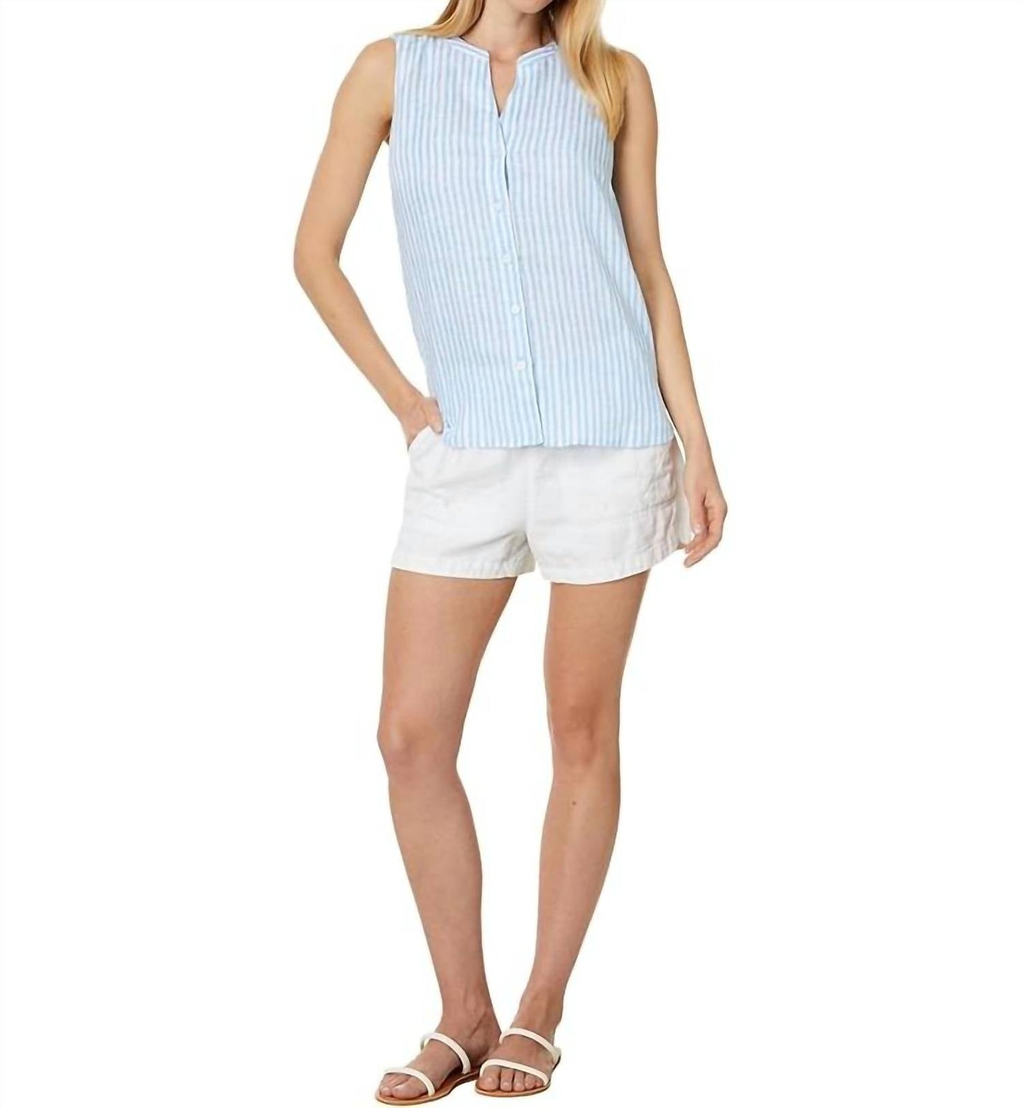 Tommy Bahama - Ocean Surf Striped Sleeveless Top