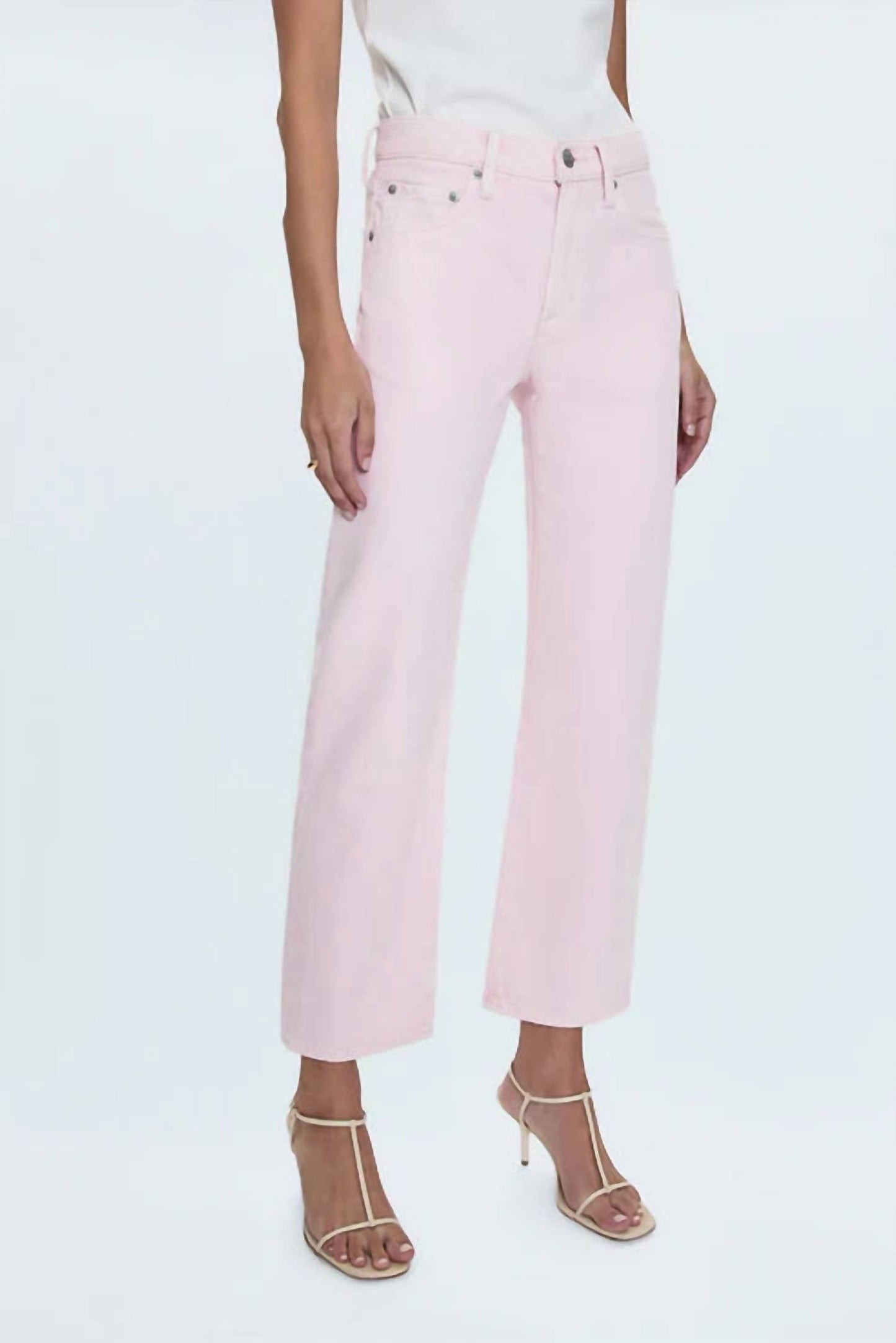 Pistola - Lexi Rise Bowed Straight Jeans
