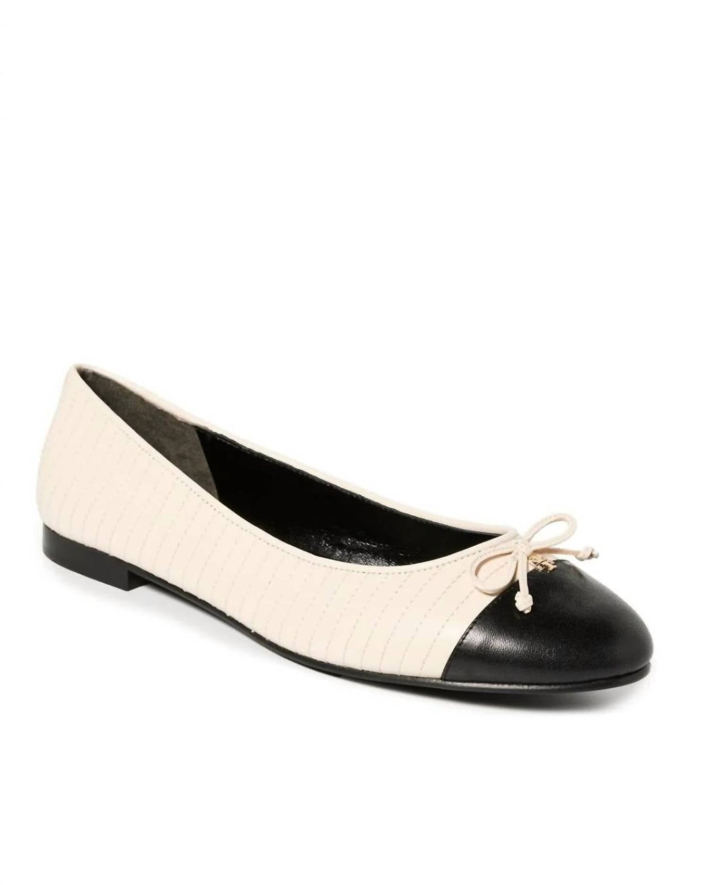 Tory Burch - Women's Cap Toe Quilted Ballet Shoes