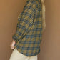 Wishlist - Plaid Raw Edge Detail Shirt