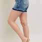 Judy Blue - Meredith Mid Rise Tummy Control Release Hem Short