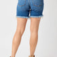Judy Blue - Destroyed Fray Hem Jean Shorts
