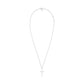 Eklexic - Women's Cz Cross Pendant Necklace