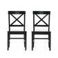 Plethora Dining Chair With X-Shaped Back (Set of 2)