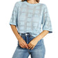 Double Take - Chic Ribbed Round Neck Knit Top