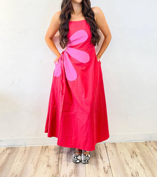 Strut & Bolt - Sleeveless Side Cut-out Long Dress