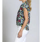 Apny - Women's Botanical Wrap Blouse