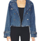 Steve Madden - Cropped Denim Trench Coat