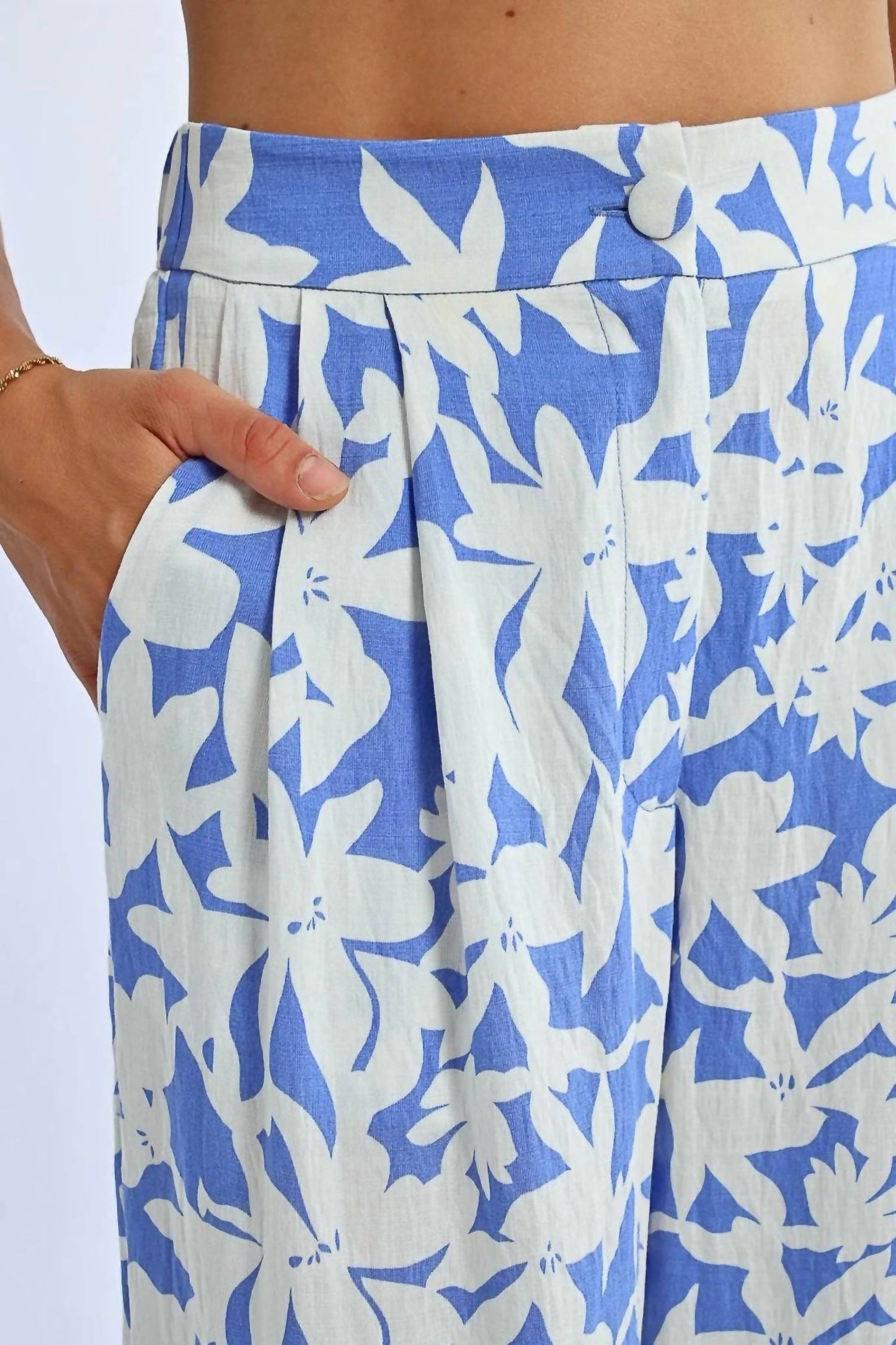 Molly Bracken - Printed Wide Pants