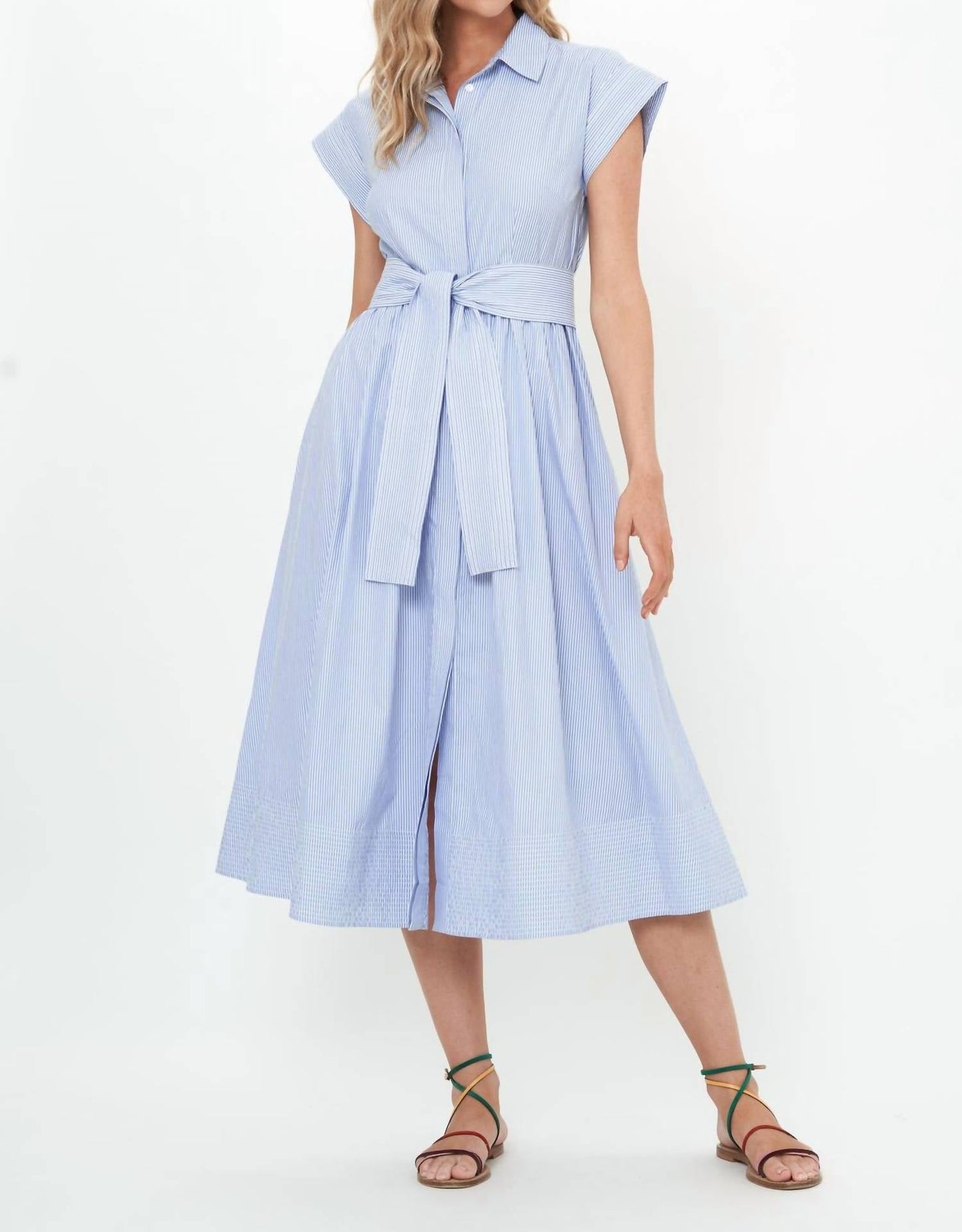Oliphant - Belted Shirt Dress