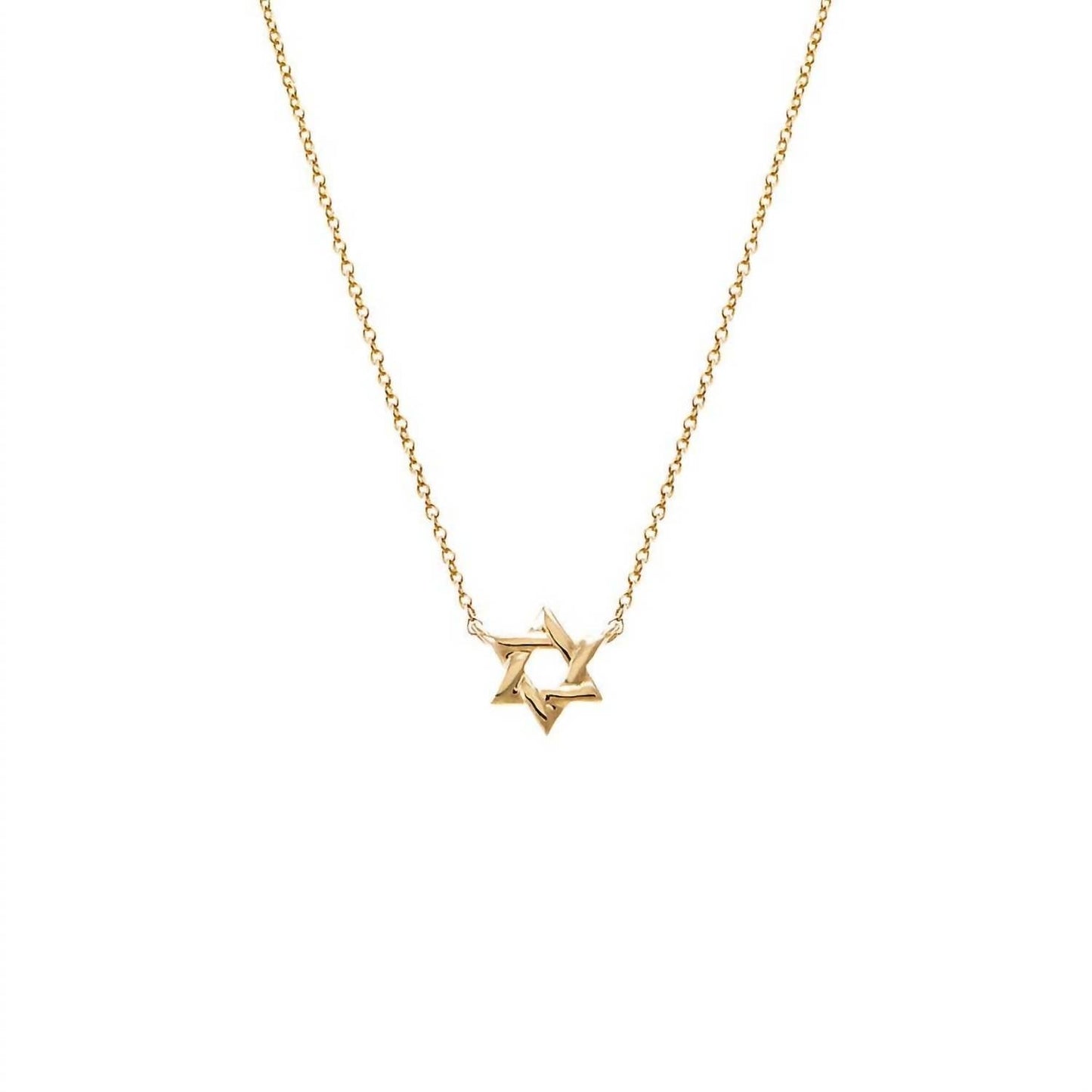 Adina Eden - Mini Solid Star Of David Necklace