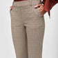 Joseph Ribkoff - Mid Rise Tartan Trousers