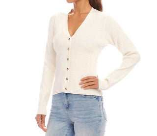 Karen Kane - Ribbed Cardigan Sweater