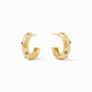 Julie Vos - Luna Stone Hoop Earring