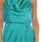 Joseph Ribkoff - Cowl Neck Satin Midi Dress