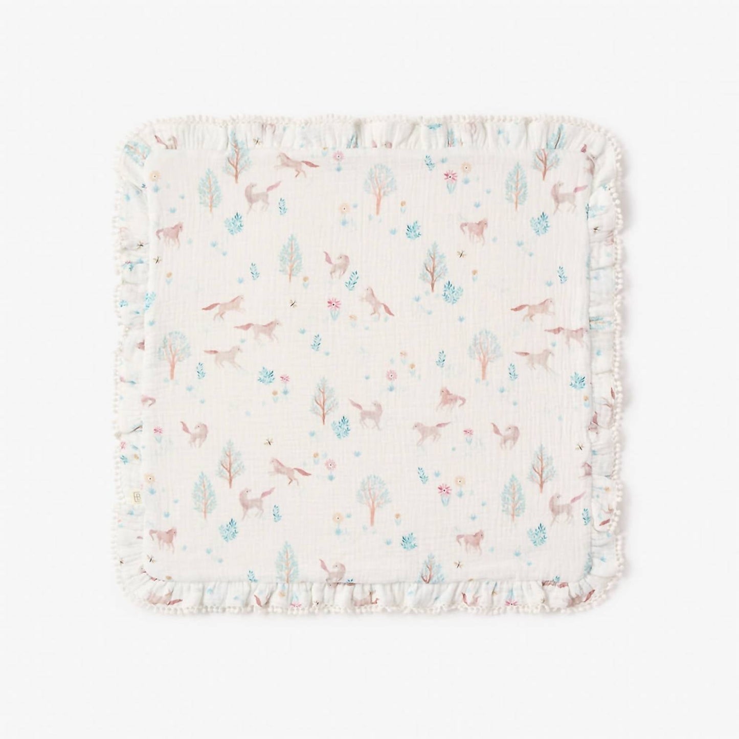 Elegant Baby - Pony Meadow Fur Back Blanket