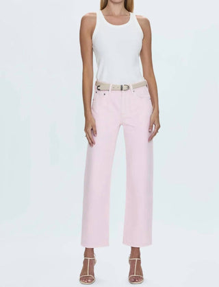 Pistola - Calça Jeans Lexi de Cintura Média e Perna Curvada