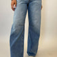 Pistola - Sydney High Rise Bowed Wide Jeans
