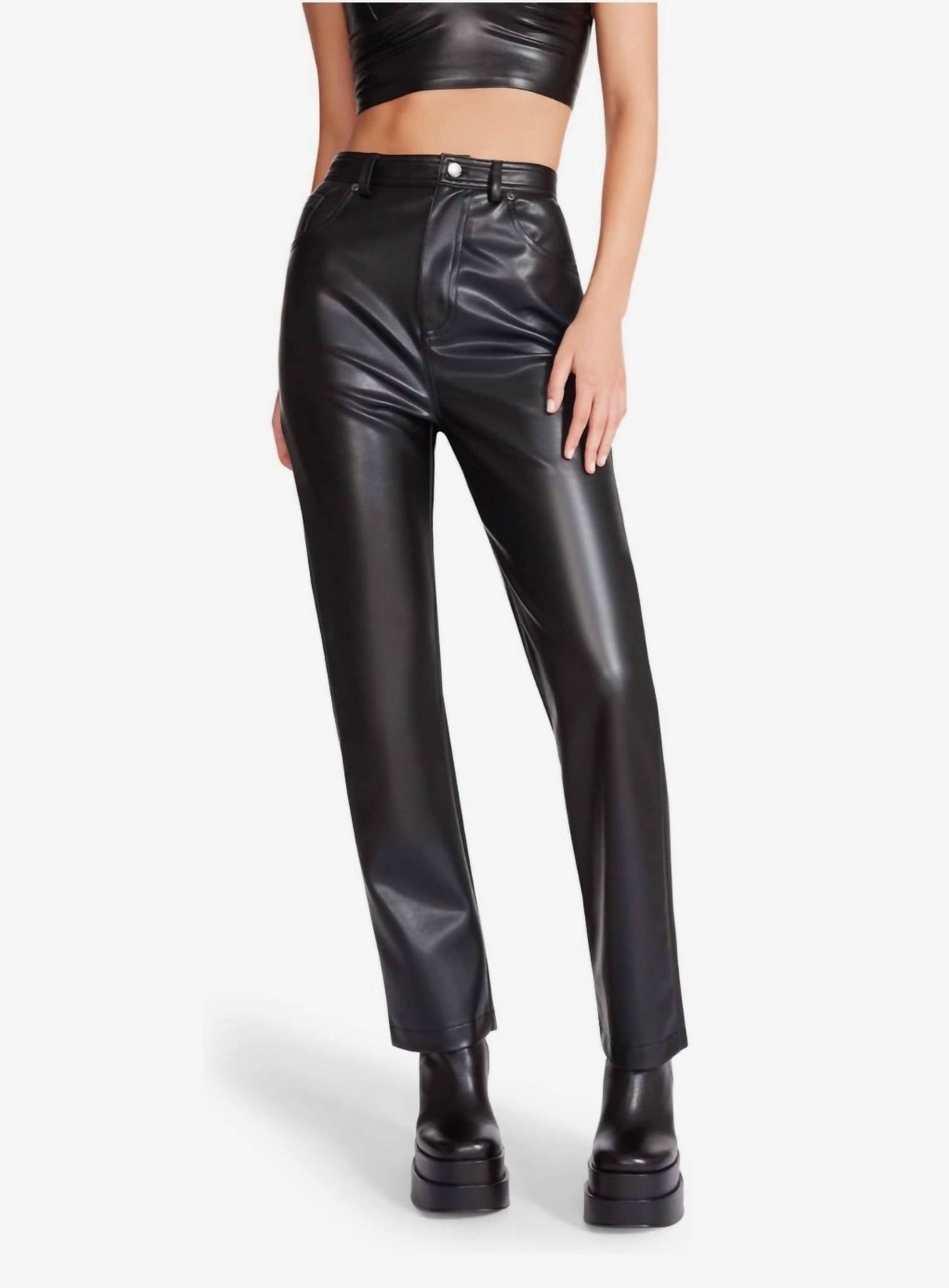 Steve Madden - Josie Faux Leather Pants