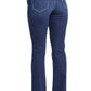 Mica Denim - Women's Mid-rise Boot Cut With Back Slit Pants
