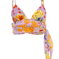 Agua Bendita - Noor Tie Waist Crop Top