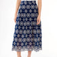 Abbey Glass - MEDALLION PRINT MIDI SKIRT