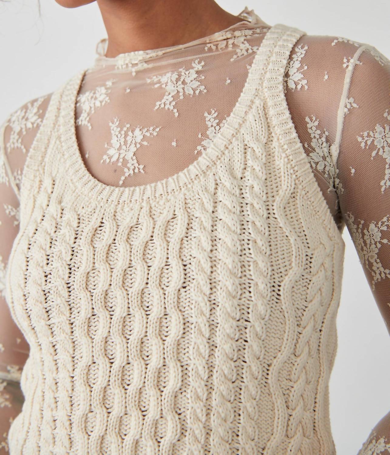 Free People - High Tide Cable Tank