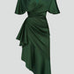 Theia - Gwen Asymmetric Ruffle Dress