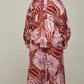 Fate - Tropical Print Satin Pants